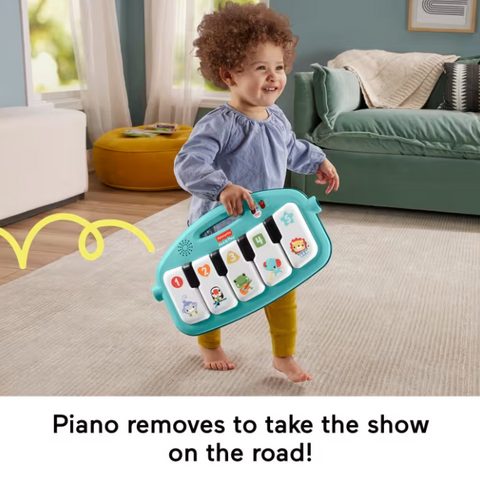 Fisher-Price Glow And Grow Kick & Play Piano Gym Baby Playmat