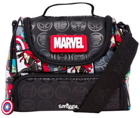Smiggle Marvel Double Decker Lunch Bag With Strap