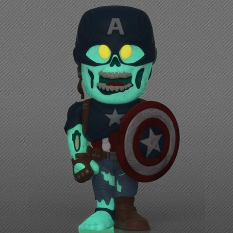 Funko Pop! Vinyl Soda Marvel Zombie Captain America W/ Chase