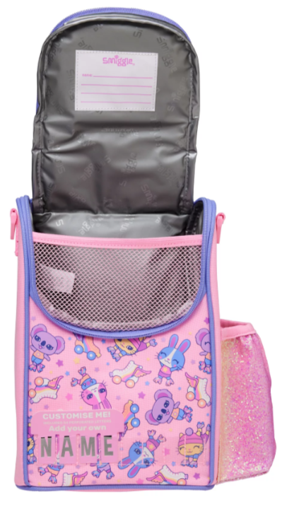 Smiggle Movin' Bunny Junior Id Lunch Bag With Strap