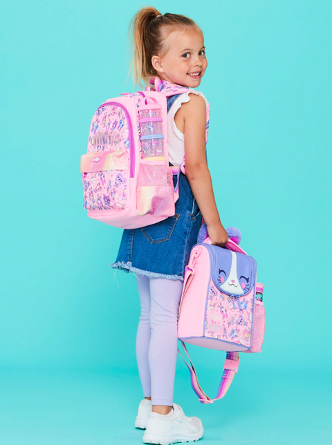 Smiggle Movin' Bunny Junior Id Lunch Bag With Strap