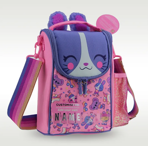 Smiggle Movin' Bunny Junior Id Lunch Bag With Strap