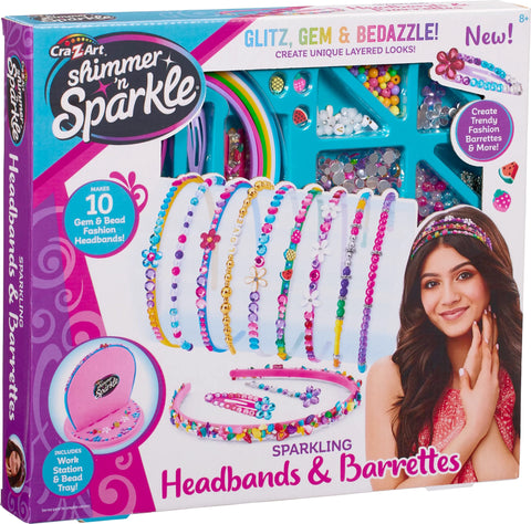 Cra-Z-Art Shimmer 'N Sparkle Sparkling Headbands & Barrettes