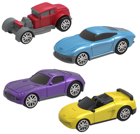 Driven Turbocharge Race Cars 4-Pack