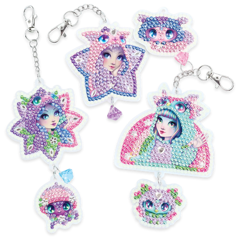 Nebulous Stars Pyjama Party Dazzling Keychains