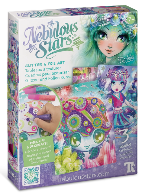Nebulous Stars Glitter & Foil Art