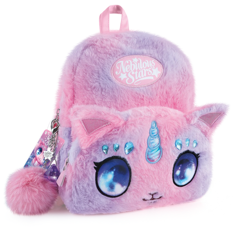 Nebulous Stars Fuzzy Backpack Purse Stella