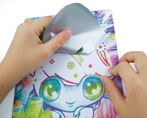 Nebulous Stars Glitter & Foil Art