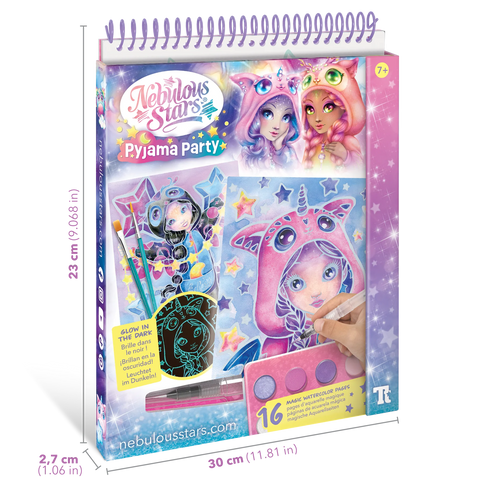 Nebulous Stars Pyjama Party Magic Watercolor Book Set