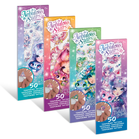 Nebulous Stars Temporary Tattoos Mini pads