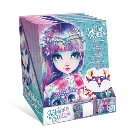 Nebulous Stars Color by Number Book Set - Mystery