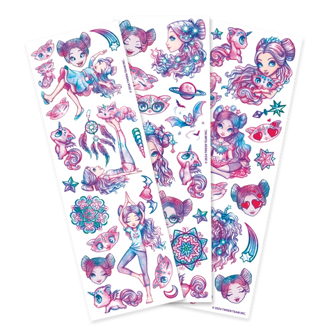 Nebulous Stars Temporary Tattoos Mini pads