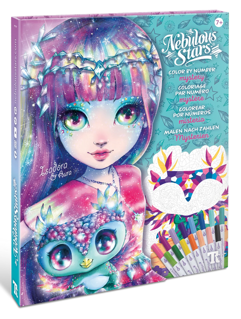 Nebulous Stars Color by Number Book Set - Mystery