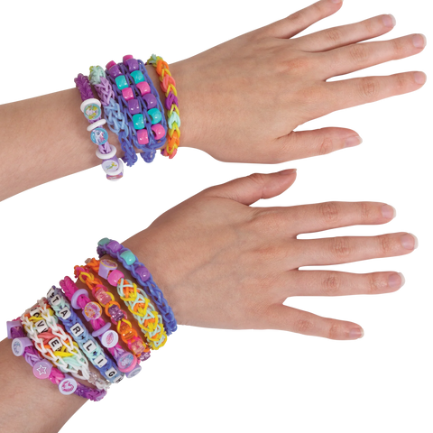 Nebulous Stars Rainbow Loom Besties Forever Bracelet Set