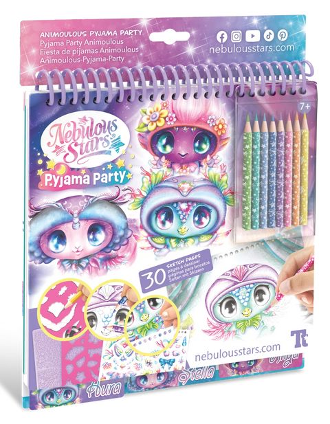 Nebulous Stars Pyjama Party Creative Sketchbook Animoulous