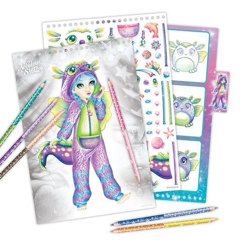 Nebulous Stars Pyjama Party Fashion Sketchbook