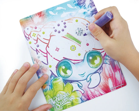 Nebulous Stars Glitter & Foil Art