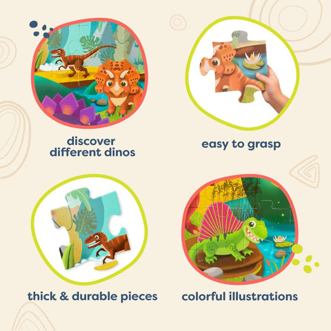 B. Gigantic Jigsaw Dinosaurs Floor Puzzle 48 Pieces