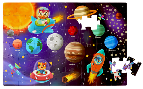 B. Gigantic Jigsaw Solar System Floor Puzzle 48 Pieces
