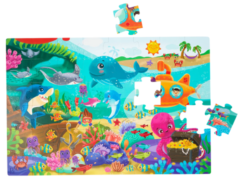 B. Gigantic Jigsaw Under the Sea Floor Puzzle 48 Pieces
