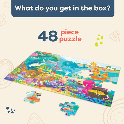 B. Gigantic Jigsaw Under the Sea Floor Puzzle 48 Pieces