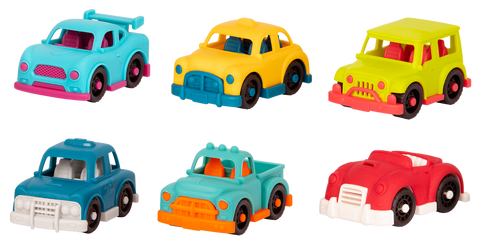 B. Happy Cruisers 6 Mini Vehicles