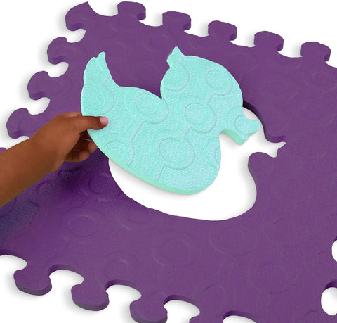 B. Learning Animals Floor Mat 12 Interlocking Foam Tiles