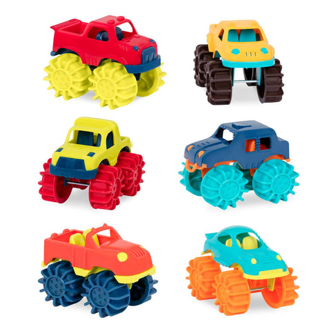 B. Mini Monster Trucks 6 Pieces