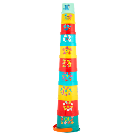 B. Stacking Cups Bazillion Buckets