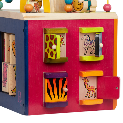 B. Zany Zoo Wooden Activity Cube