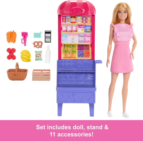 Barbie And Teresa Recipe For Friendship Malibu At The Market Doll & Playset With 11 Accessories