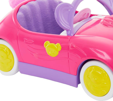 Barbie Chelsea Vehicle Set With Blonde Small Doll, Toy Car & Teddy Bear Accessory