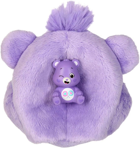 Barbie Cutie Reveal Care Bears Series Doll & Accessories in Share Bear Plush Costume, 10 Surprises