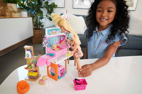 Barbie Doll And Pet Boutique Playset, Blonde