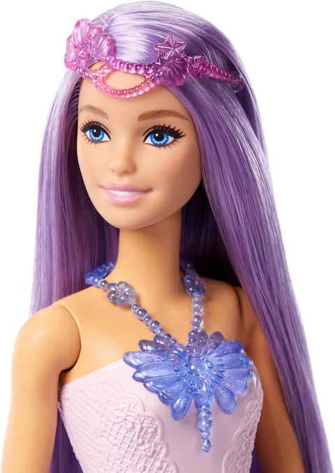 Barbie Doll Fantasy Fashion Pack With Accessories Including Mermaid Tail, Fairy Wings, & Necklaces