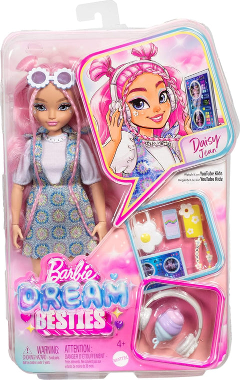 Barbie Dream Besties Daisy Jean Fashion Doll With 9 DJ & Music Themed Accessories