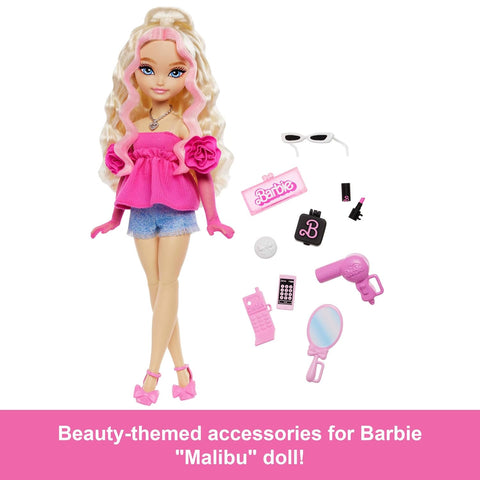 Barbie Dream Besties “Malibu” Fashion Doll Brooklyn With 8 Makeup & Hair Themed Accessories