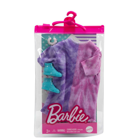 Barbie Fashion Assortment Of Doll Clothes, 1 Outfit & 2 Accessories