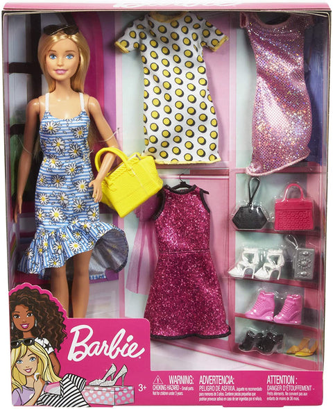 Barbie Fashionista And Her 3 Outfits