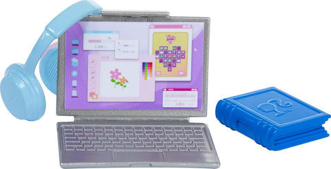 Barbie I Love School With & 7 Accessories, Blonde Fashion Doll Wears Removable Look