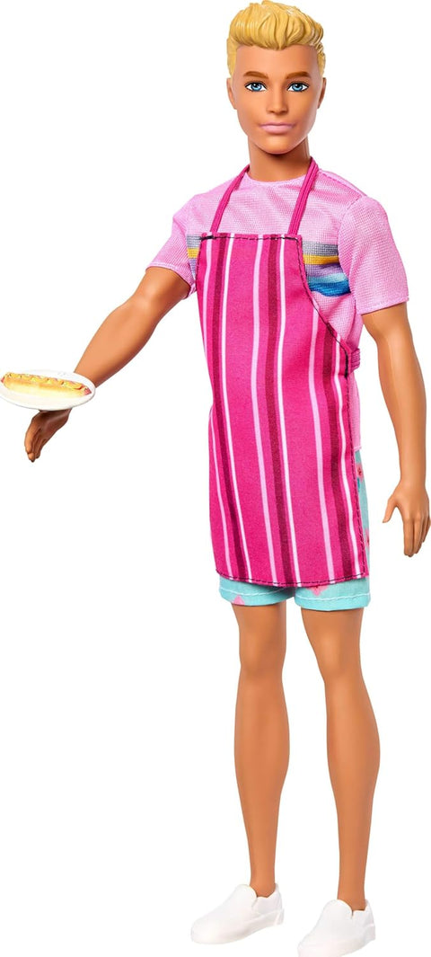 Barbie Mysteries: Beach Detectives Ken Doll in Signature Outfit With Storytelling Accessories