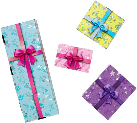 Barbie Party Unboxed Pet Birthday Series Doll & Accessories, Birthday Bows Set With 10 Surprises