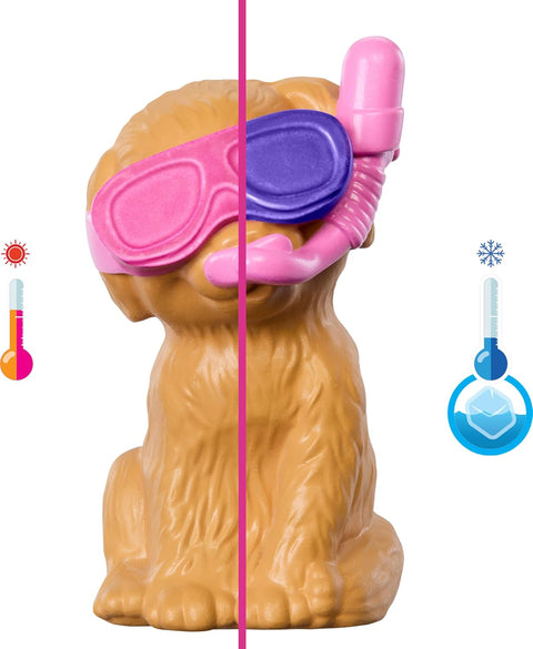 Barbie Puppy Pool Party Playset With Doll, Pool, Doghouse & Slide, 2 Pet Figures & 6 Accessories