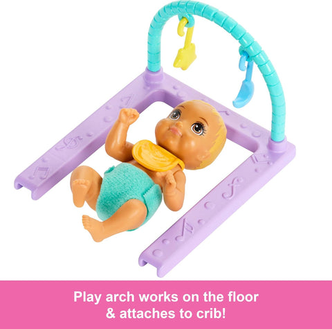 Barbie Skipper Babysitter Doll With Twin Nursery Playset & Accessories
