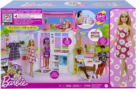 Barbie Vacation House Doll and Playset