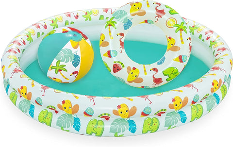 Bestway Beachtastic Inflatable Play Pool Set 122x20cm