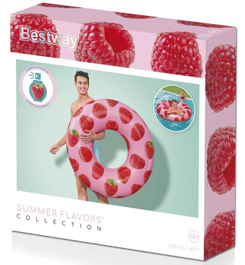 Bestway Scentsational Raspberry Swim Tube 119cm