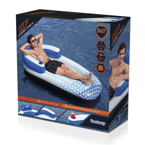 Bestway Hydro-Force Indigo Wave Pool Lounge 183cm