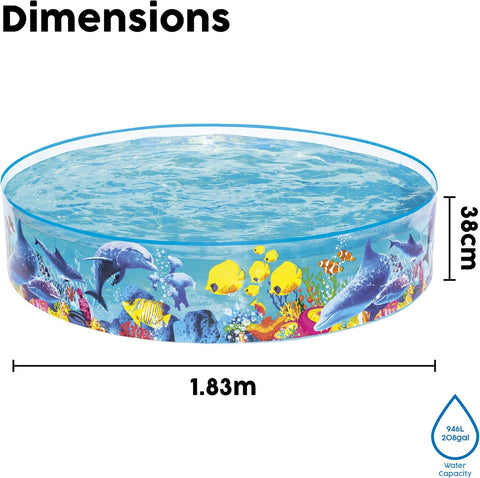 Bestway Odyssey Fill 'N Fun Kiddie Pool 183x38cm