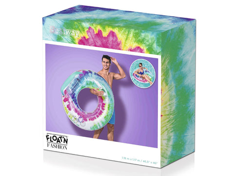 Bestway Tie Dye Swim Tube 118x117cm